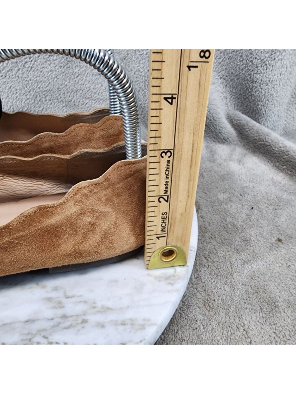 fs/ny Shoes Womens Size 6 Brown Suede Slip On Loafer Flats *Read* - Picture 2 of 12